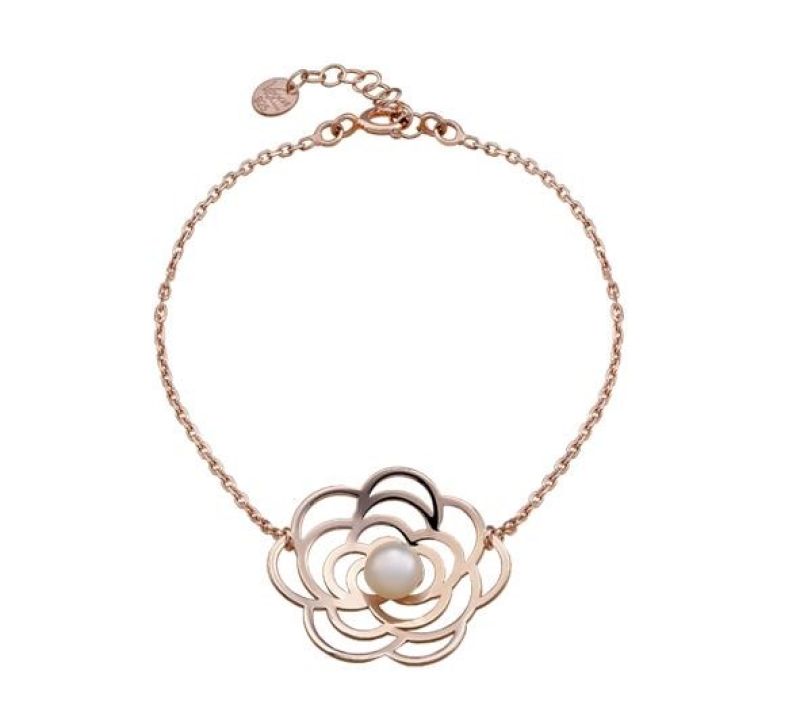 Armband Perle rosévergoldet